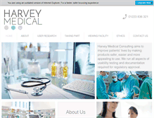 Tablet Screenshot of harvey-medical.com